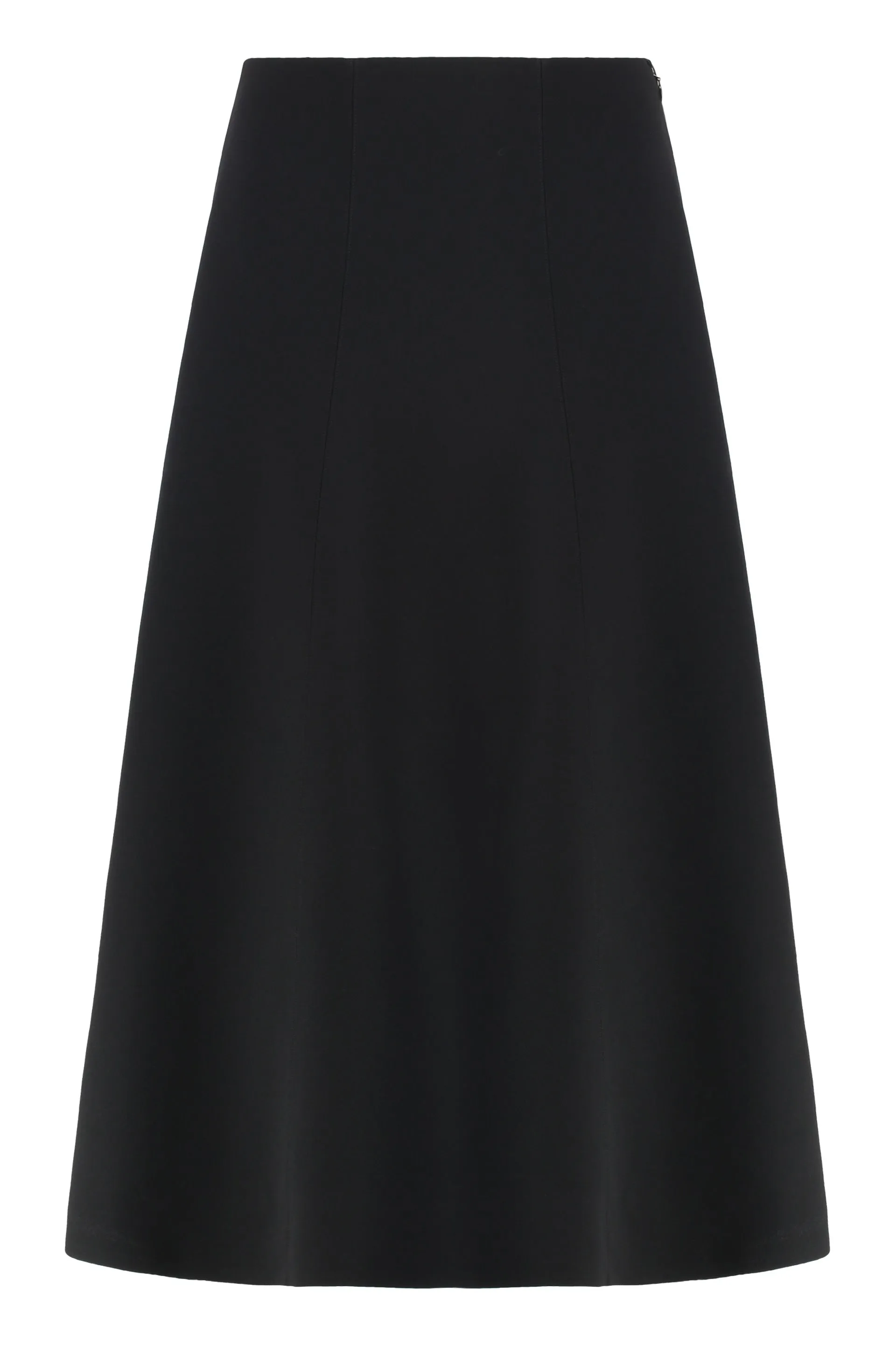BLACK FLARED WOOL SKIRT sold by Lord & Taylor