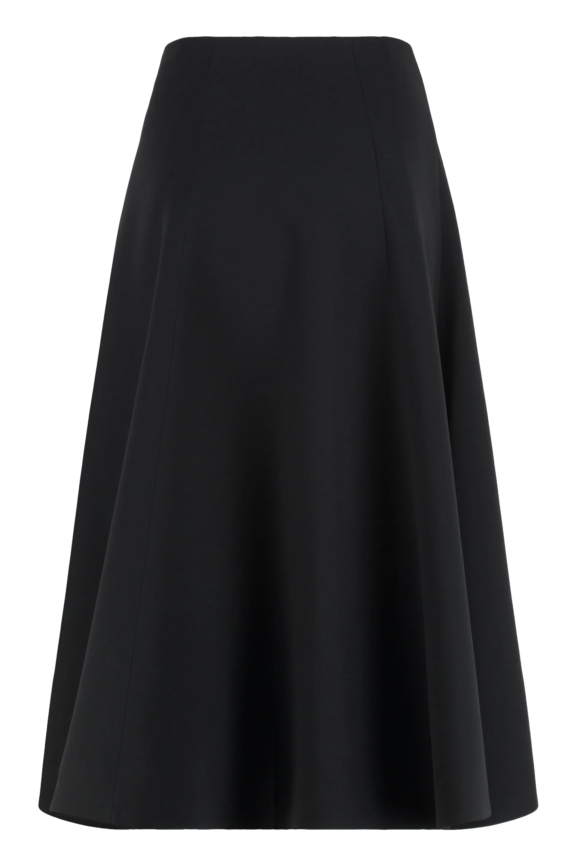 BLACK FLARED WOOL SKIRT sold by Lord & Taylor product image thumbnail 2