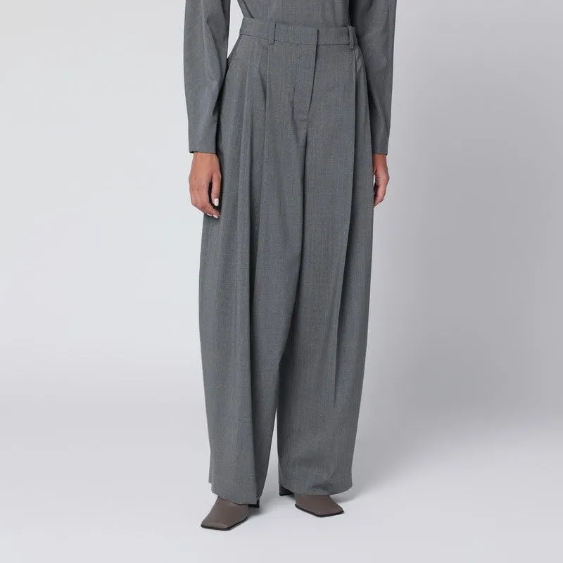 GREY PLEATED WOOL TROUSERS sold by Lord & Taylor