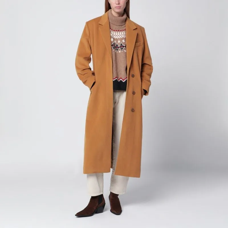 CAMEL WOOL BLEND COAT sold by Lord & Taylor