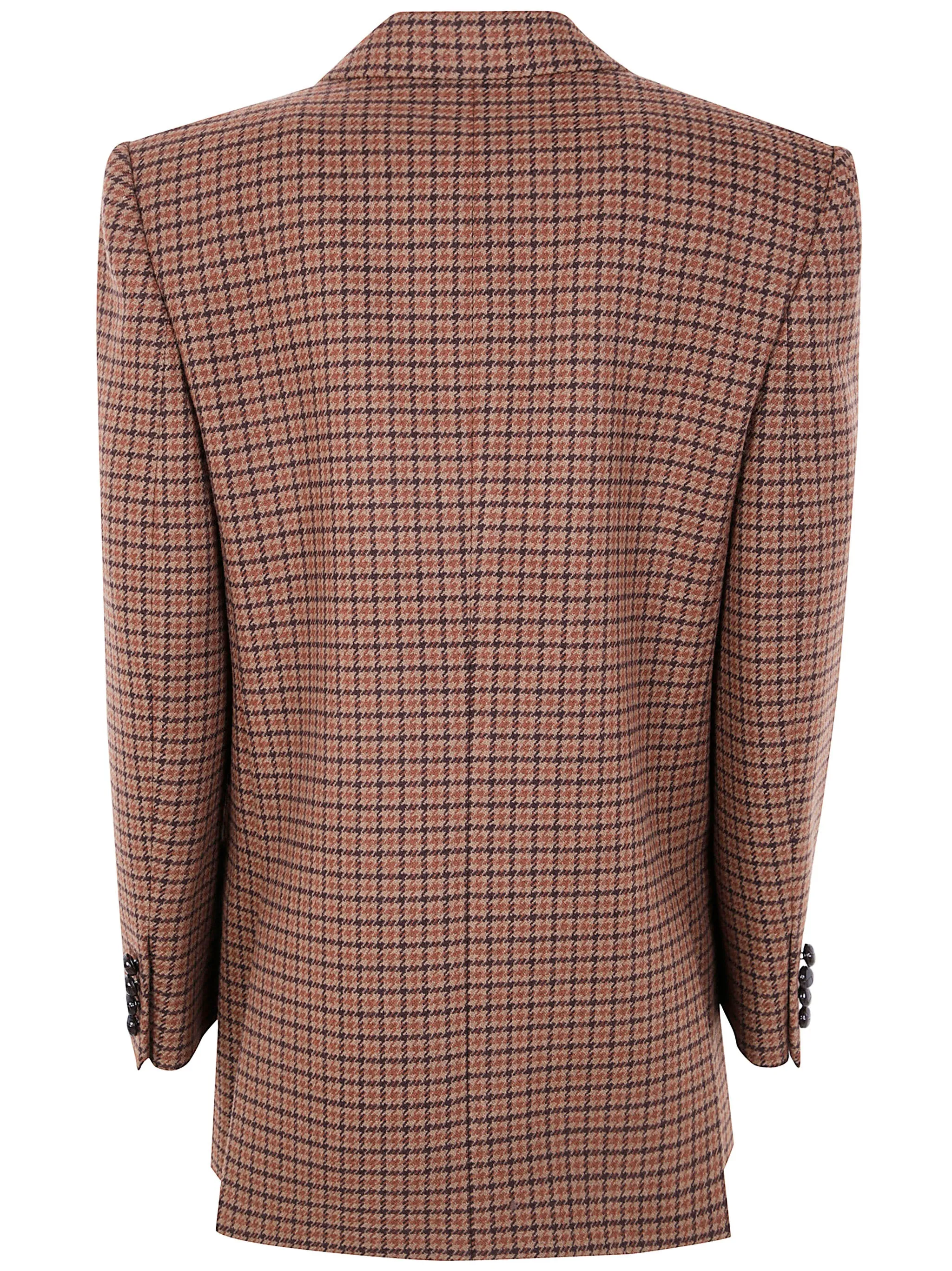 BROWN/BLACK HOUNDSTOOTH DOUBLE-BREASTED JACKET sold by Lord & Taylor product image thumbnail 2