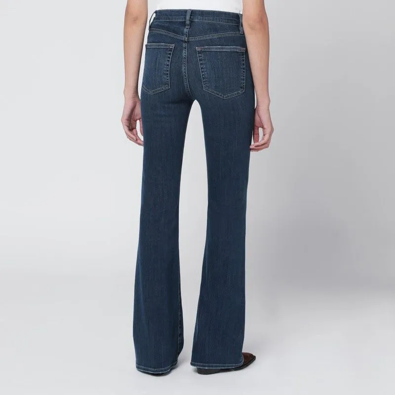 DARK BLUE LE HIGH FLARE JEANS sold by Lord & Taylor product image thumbnail 2