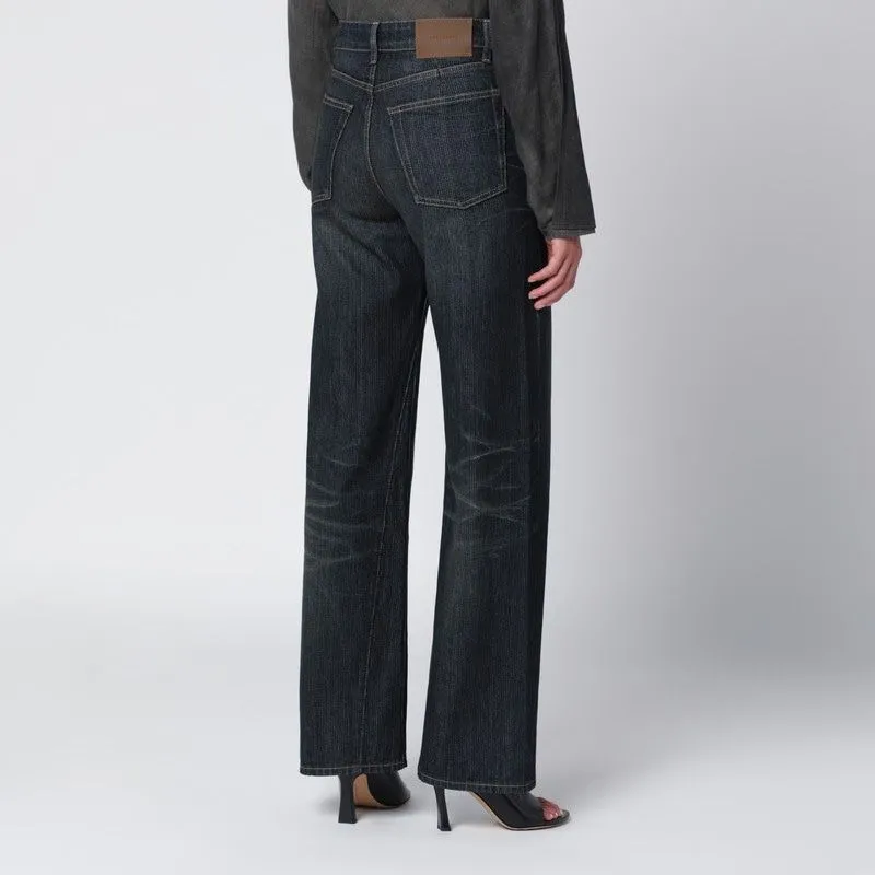 INDIGO BLUE VINTAGE-EFFECT JEANS sold by Lord & Taylor product image thumbnail 2