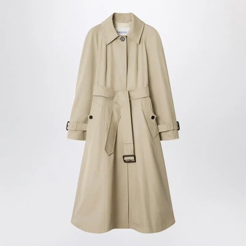 LONG BEIGE GABARDINE ELLINGHAM CAR COAT sold by Lord & Taylor