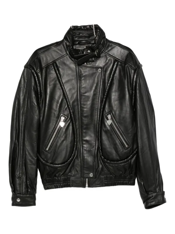 CAROLE LEATHER JACKET sold by Lord & Taylor