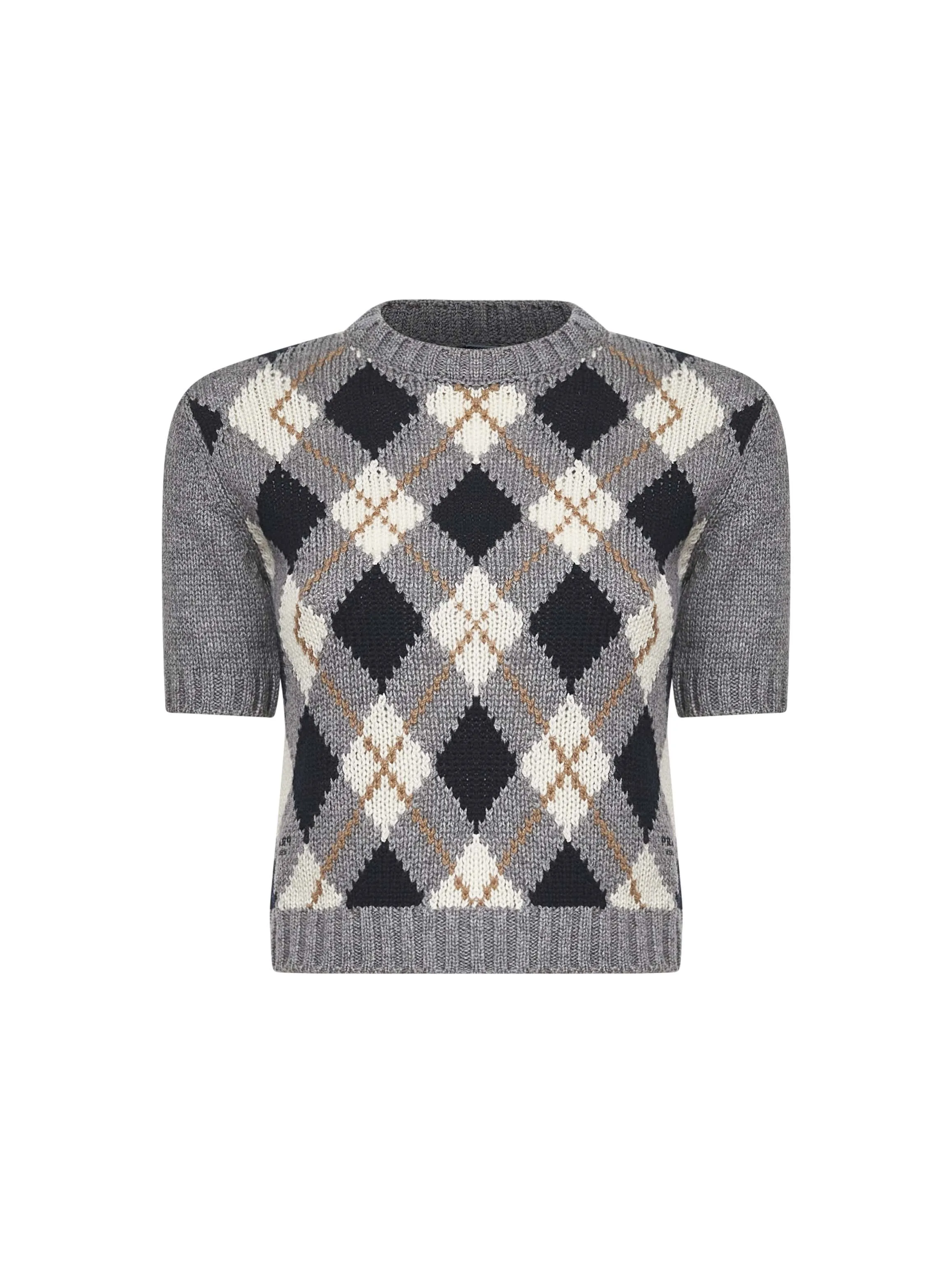 Grey Cropped Cashmere Sweater sold by Lord & Taylor