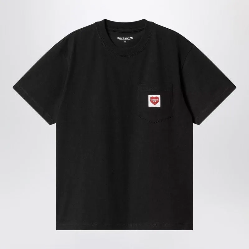 BLACK S/S POCKET HEART T-SHIRT sold by Lord & Taylor