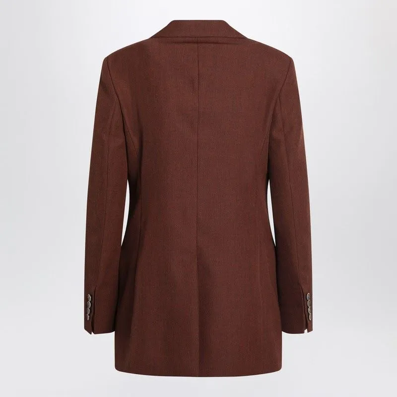 EARTH-TONE JACKET IN WOOL GRAIN DE POUDRE sold by Lord & Taylor product image thumbnail 2