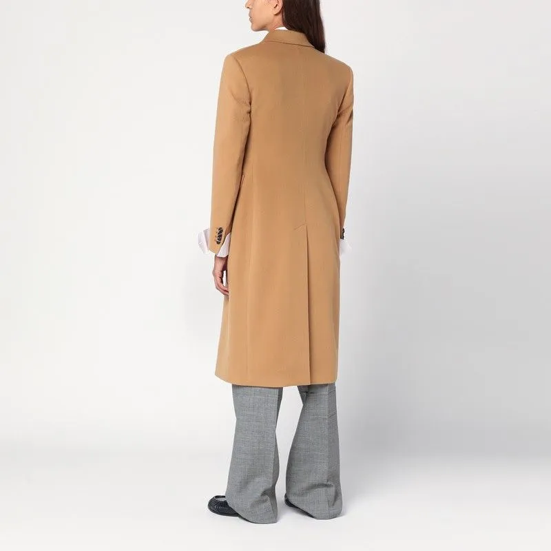 BEIGE WOOL AND CASHMERE DOUBLE-BREASTED COAT sold by Lord & Taylor product image thumbnail 2