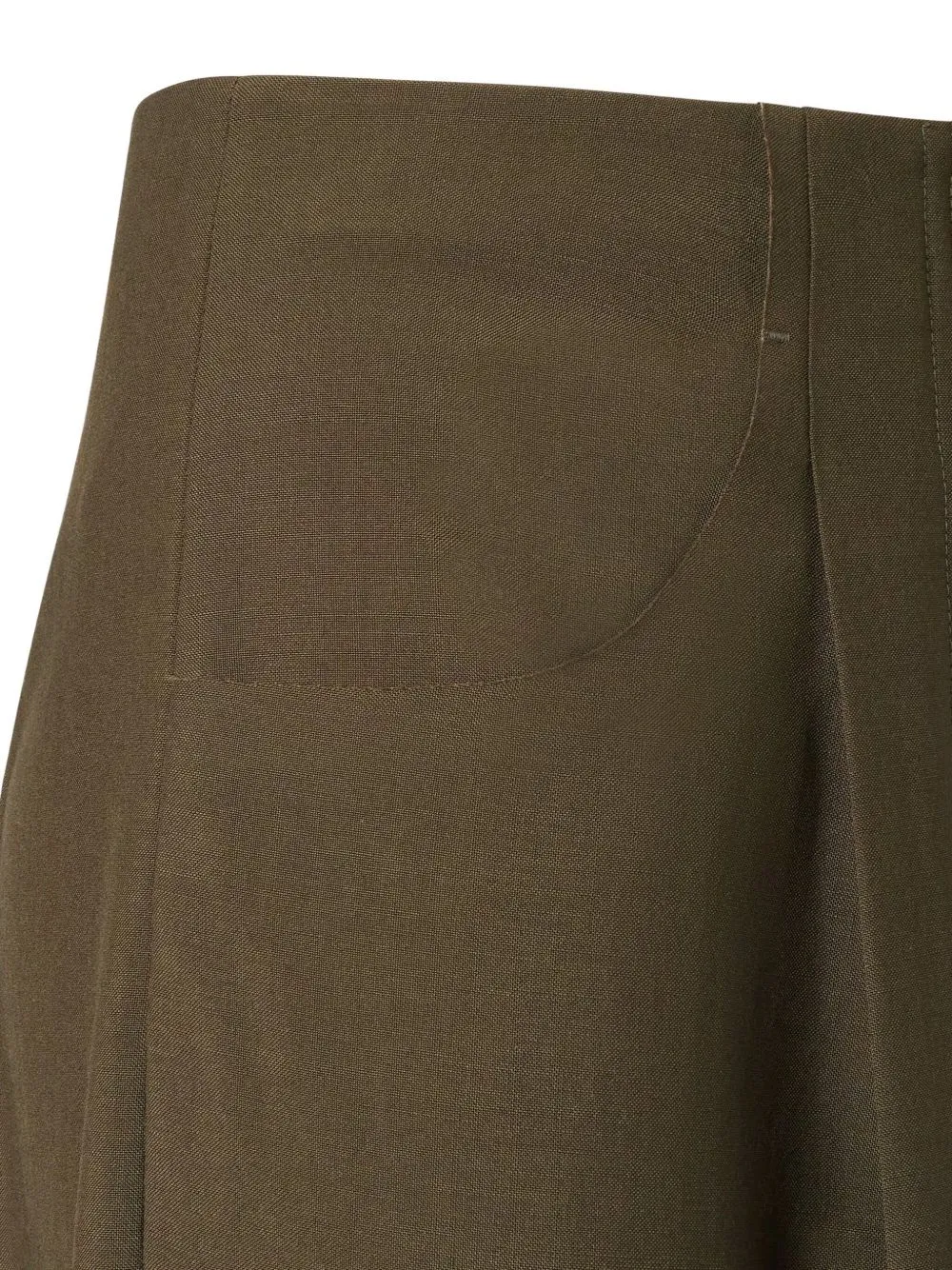 GREEN WOOL AND MOHAIR TROUSERS sold by Lord & Taylor product image thumbnail 2