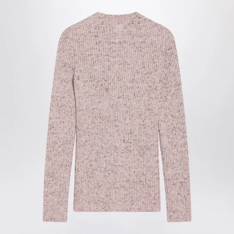 PINK RIBBED WOOL CARDIGAN sold by Lord & Taylor product image thumbnail 2
