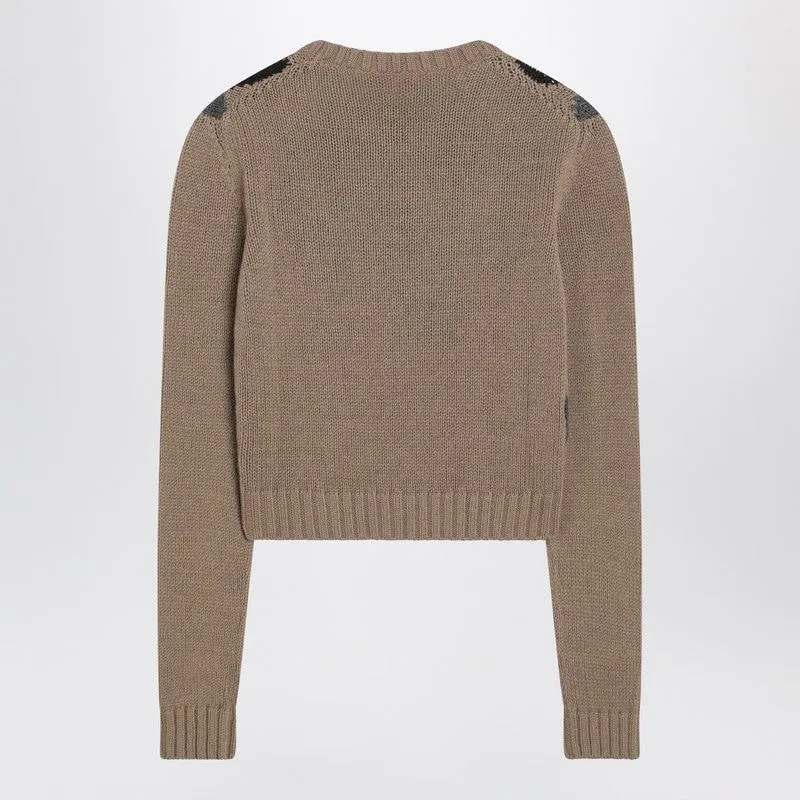 BEIGE JACQUARD CASHMERE SWEATER sold by Lord & Taylor product image thumbnail 2