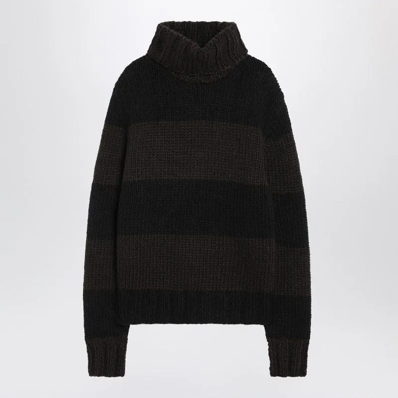 STRIPED WOOL-BLEND TURTLENECK SWEATER sold by Lord & Taylor