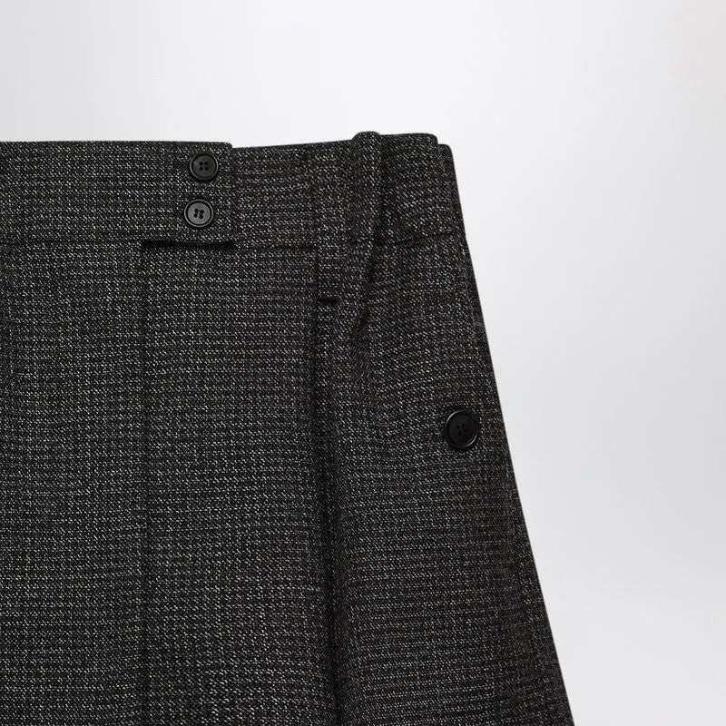 MINI SKIRT IN MOULINé WOOL WITH VICHY PATTERN sold by Lord & Taylor product image thumbnail 2