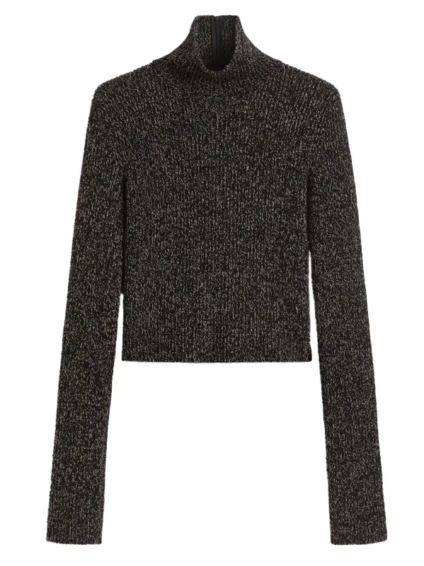 WOOL AND CASHMERE MOULINÉ TURTLENECK sold by Lord & Taylor
