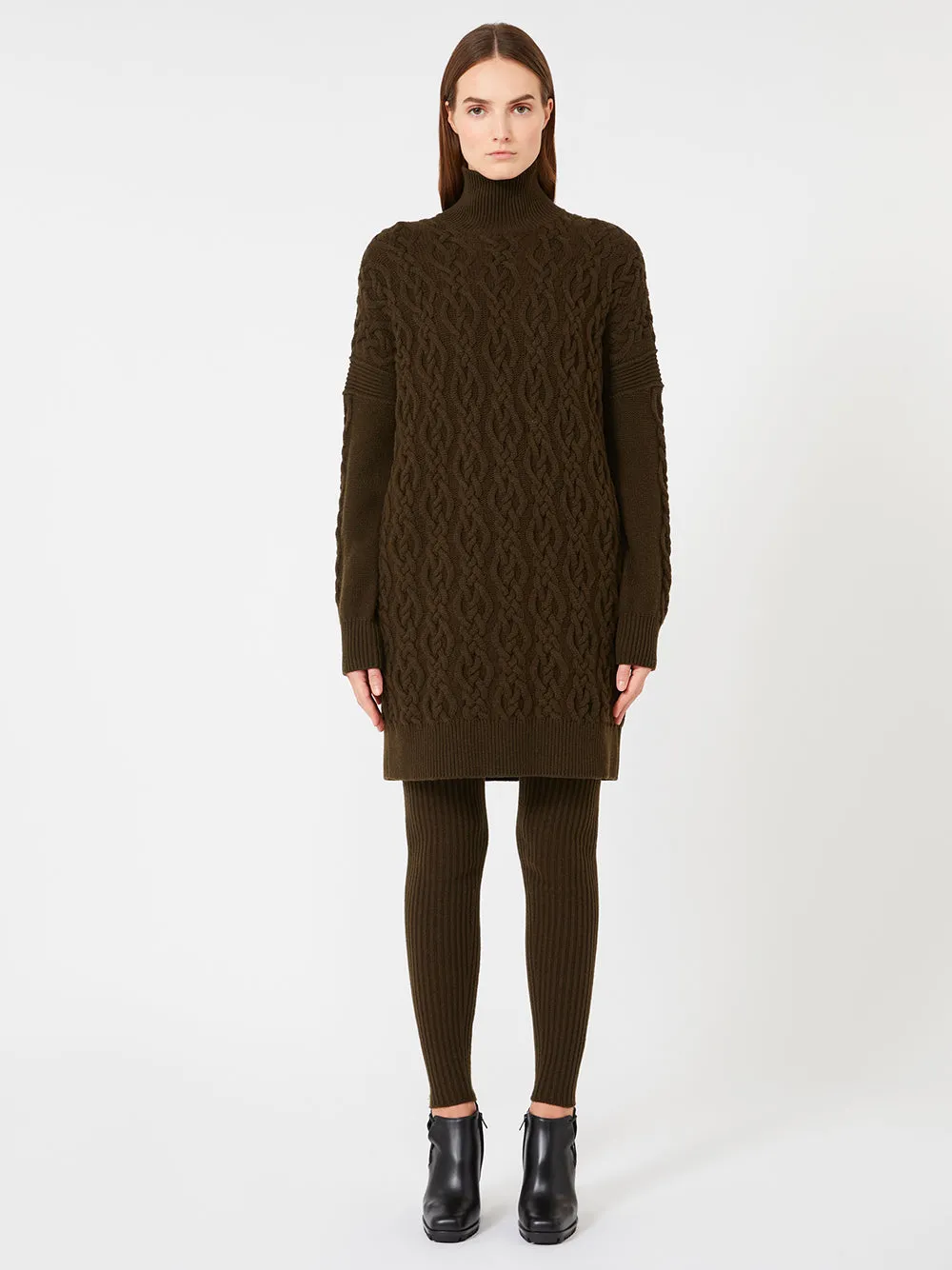 WOOL AND CASHMERE CABLE-KNIT DRESS sold by Lord & Taylor product image thumbnail 2