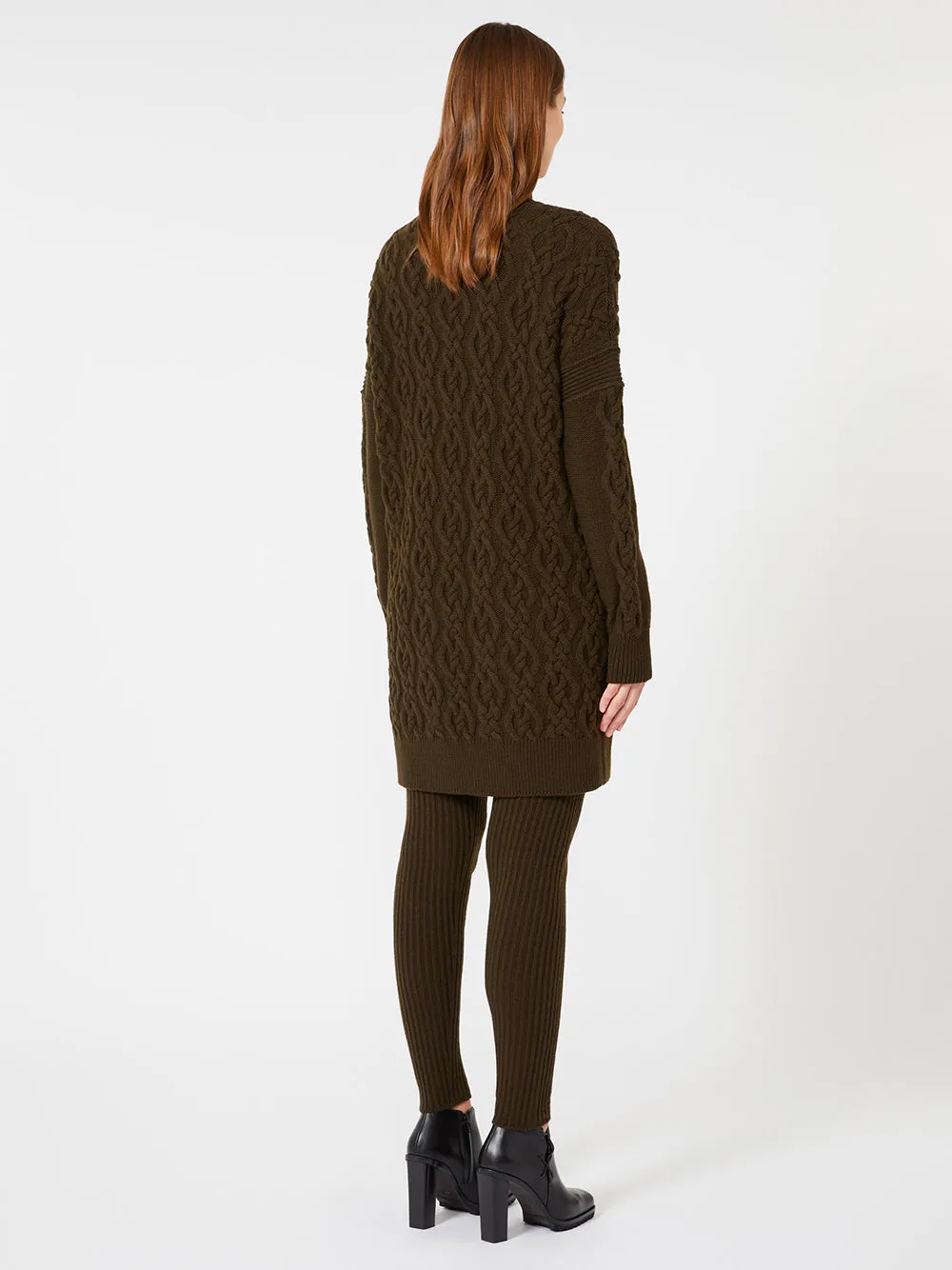 WOOL AND CASHMERE CABLE-KNIT DRESS sold by Lord & Taylor product image thumbnail 3