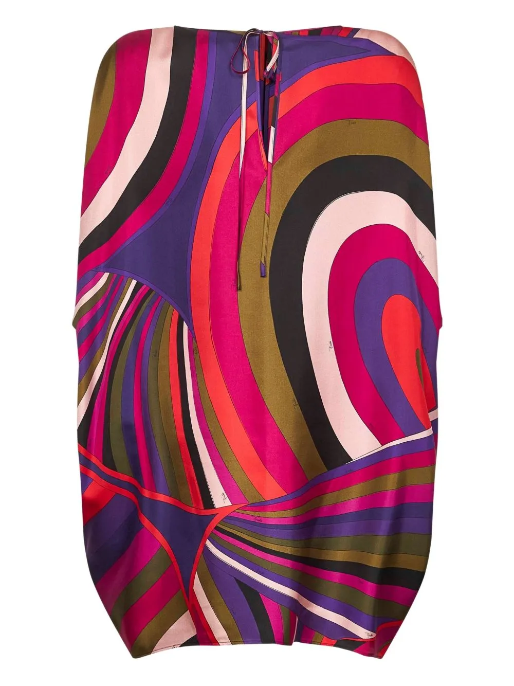 IRIDE PRINT SILK SHORT KAFTAN sold by Lord & Taylor product image thumbnail 2