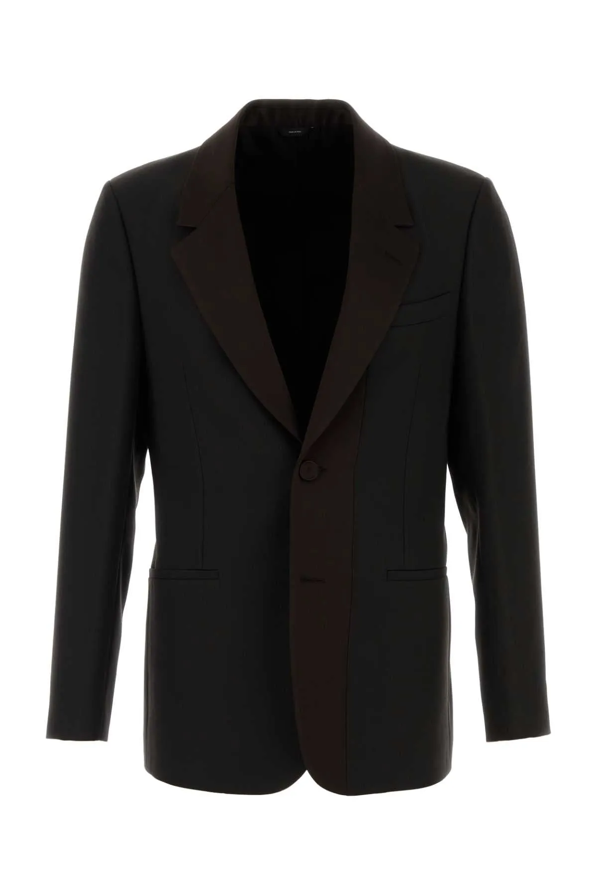 SINGLE-BREASTED WOOL CRÊPE TAILORED BLAZER sold by Lord & Taylor