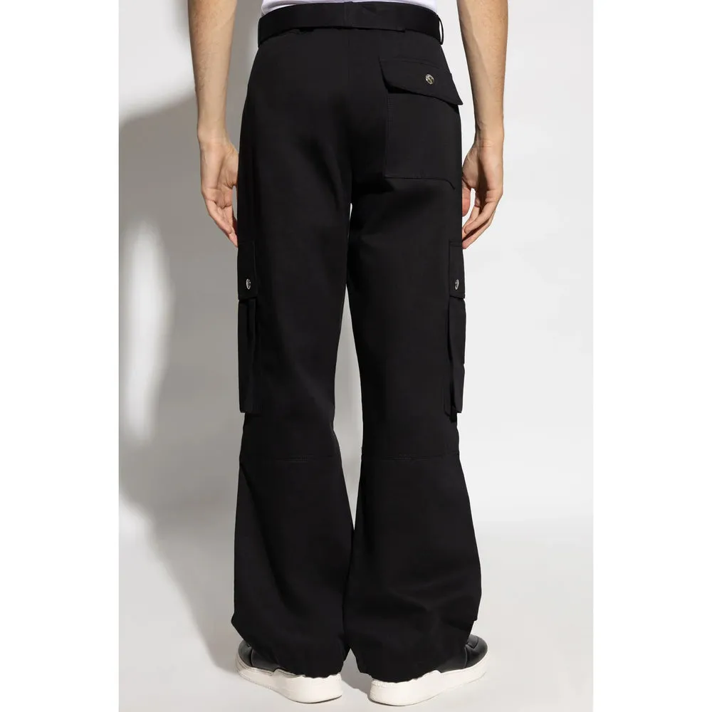 Jacquemus Black Wide-Leg Trousers sold by Lord & Taylor product image thumbnail 4