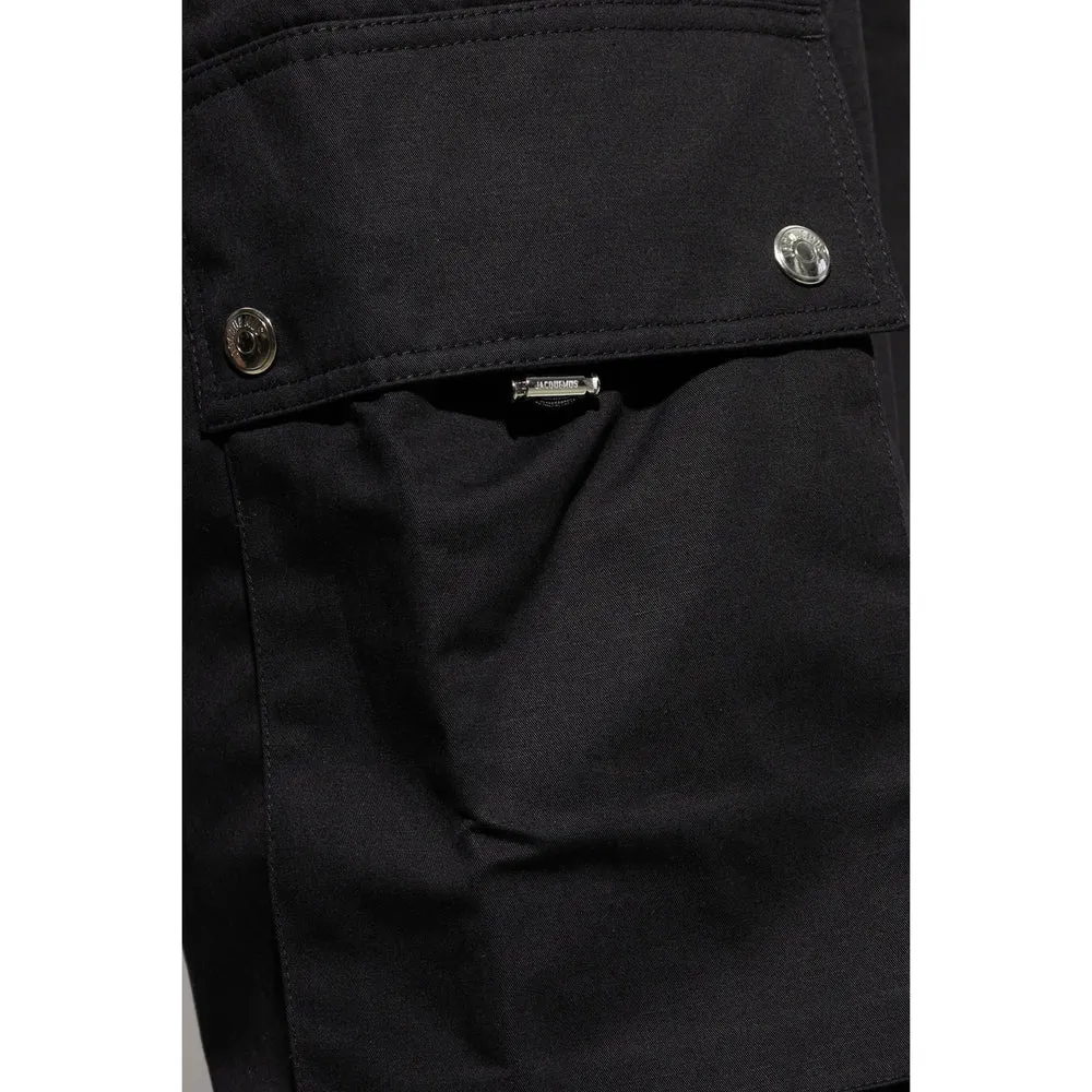 Jacquemus Black Wide-Leg Trousers sold by Lord & Taylor product image thumbnail 2