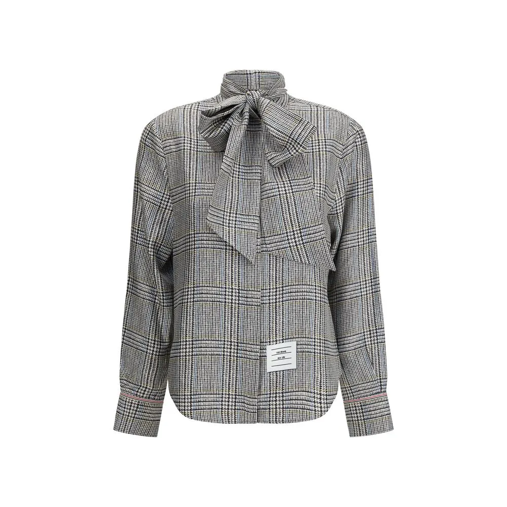 Hunting Tweed Silk Twill Shirt sold by Lord & Taylor