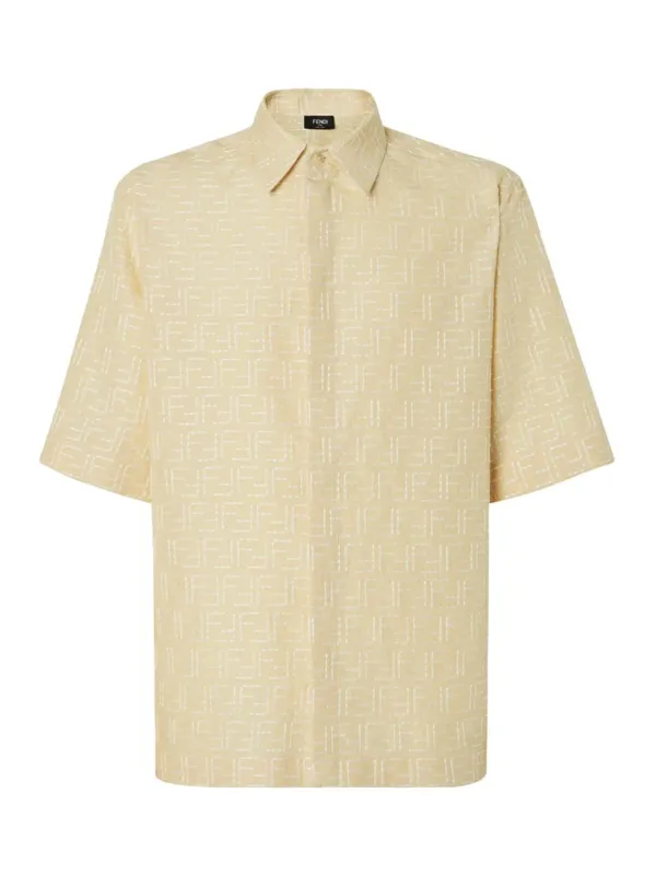 CREAM LINEN BLEND SHIRT sold by Lord & Taylor