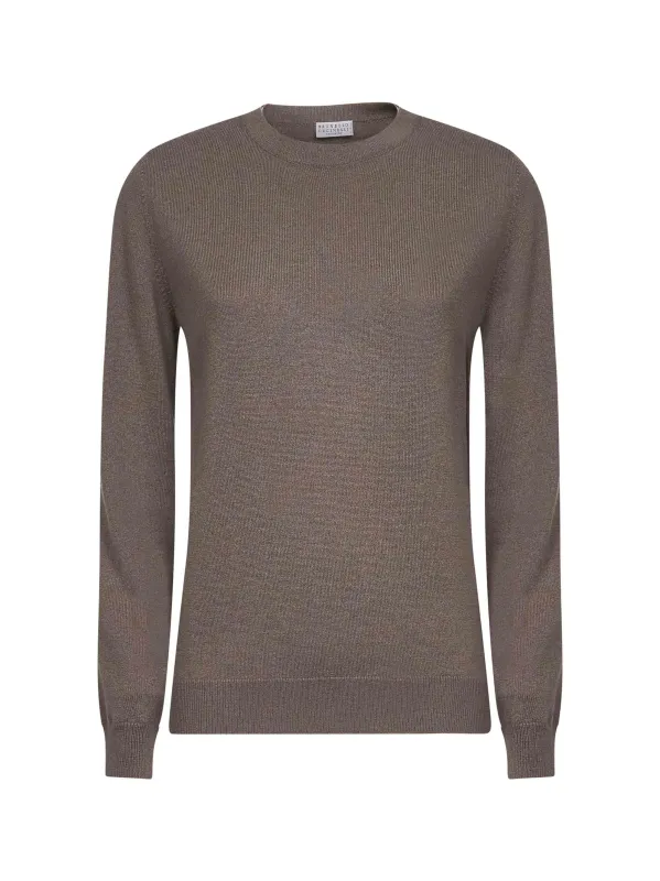 Dove Grey Cashmere Sweater with Monili sold by Lord & Taylor