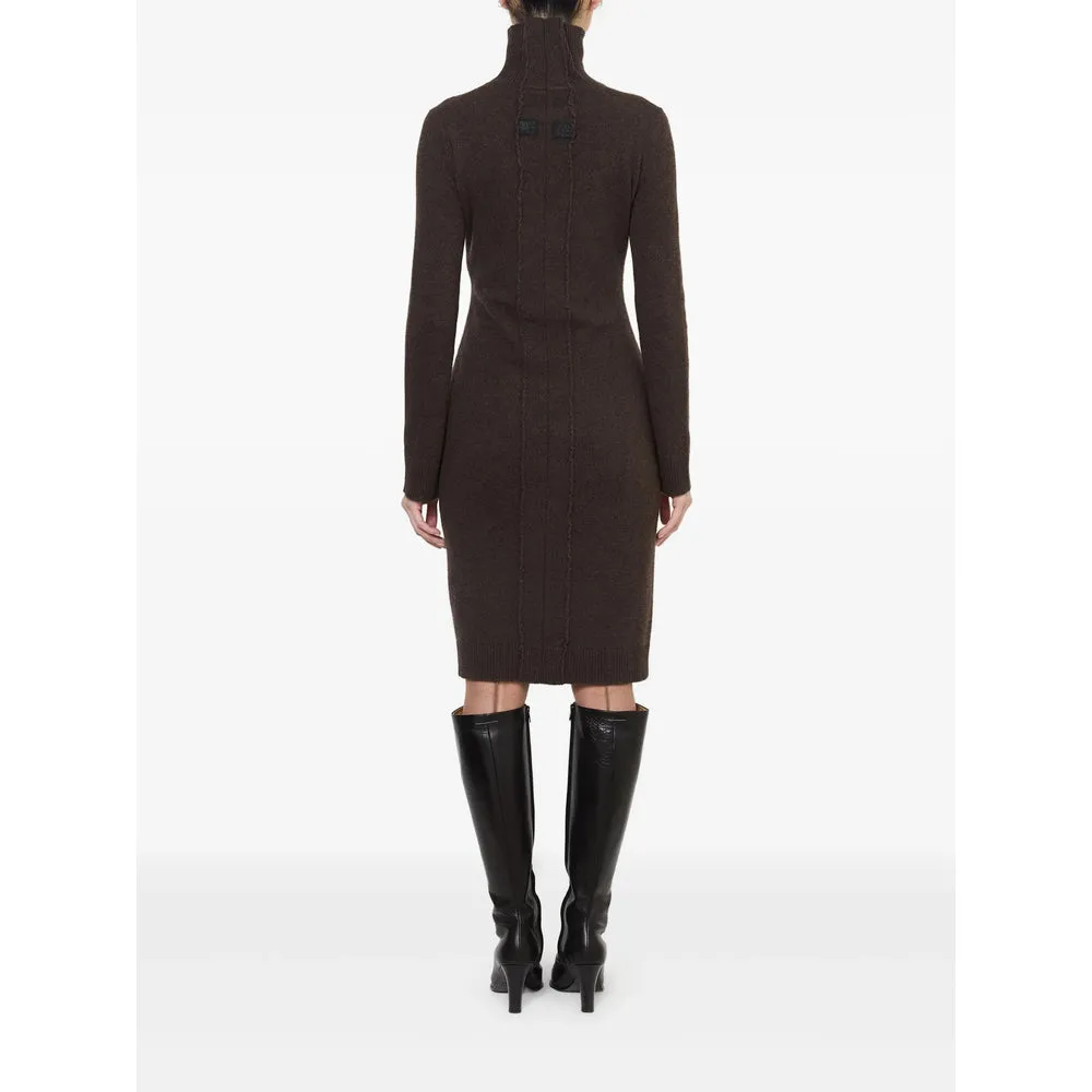 Dark Brown Ribbed Dress sold by Lord & Taylor product image thumbnail 2