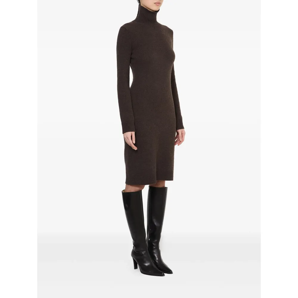 Dark Brown Ribbed Dress sold by Lord & Taylor product image thumbnail 3