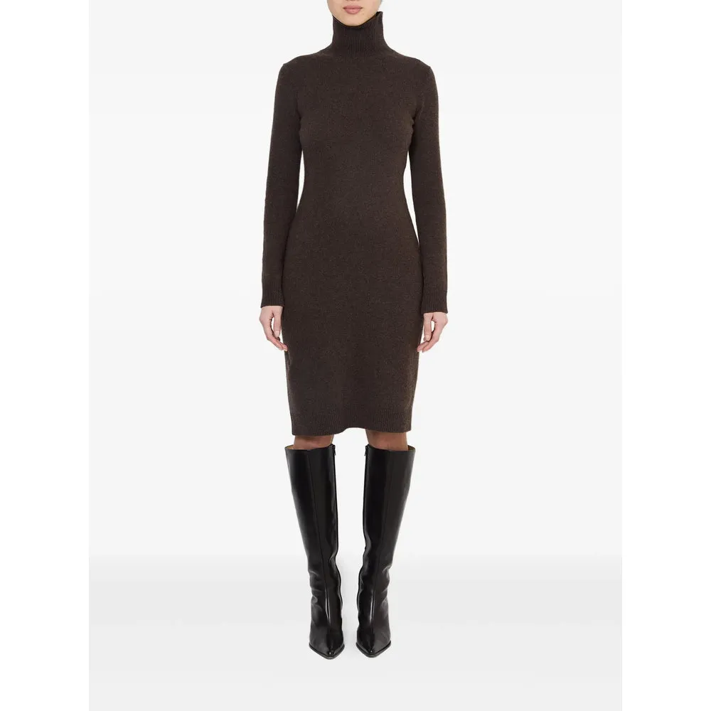 Dark Brown Ribbed Dress sold by Lord & Taylor product image thumbnail 4
