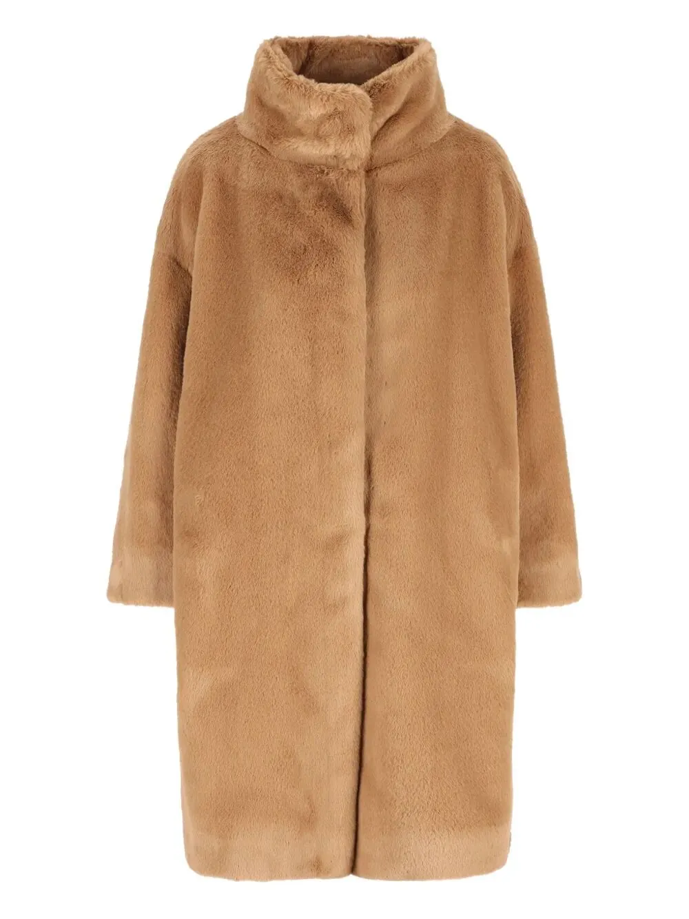 HIGH-NECK FAUX-FUR COAT sold by Lord & Taylor