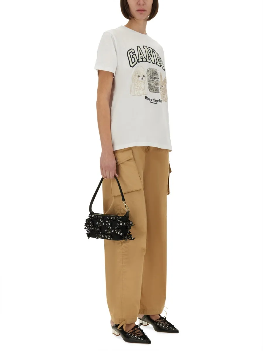 T-SHIRT WITH EMBROIDERED LOGO sold by Lord & Taylor product image thumbnail 4