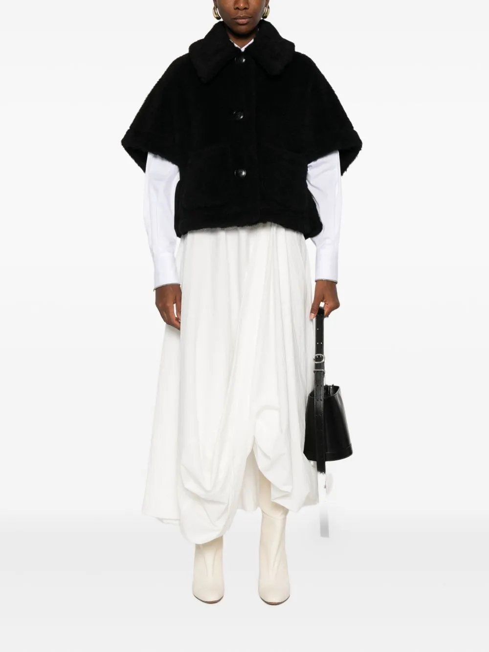 TEDDY CAPE IN ALPACA AND WOOL NEWERA1 sold by Lord & Taylor product image thumbnail 2