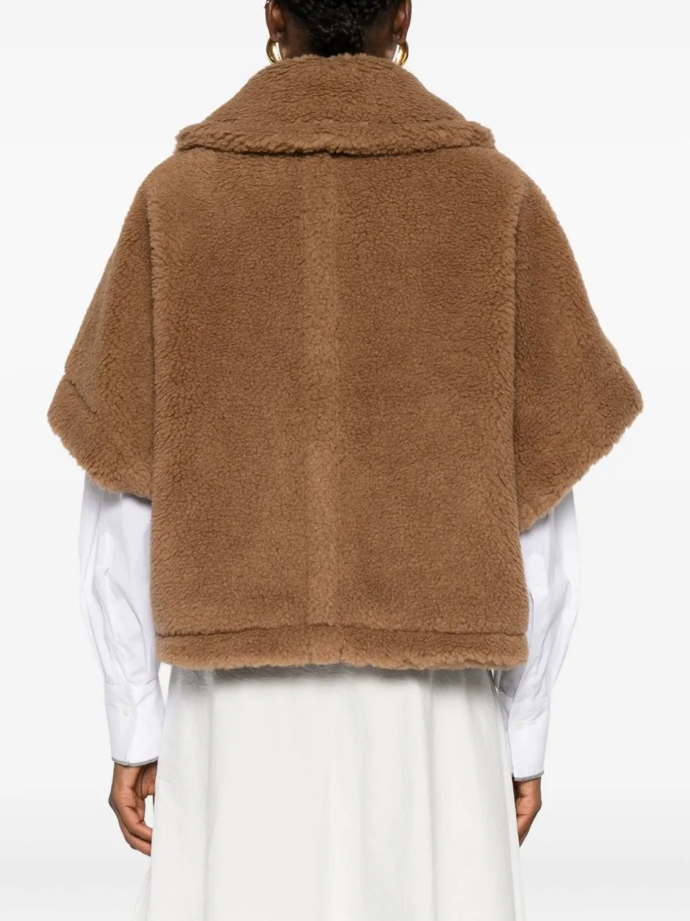 NEWTERZO ALPACA AND WOOL TEDDY CAPE sold by Lord & Taylor product image thumbnail 4