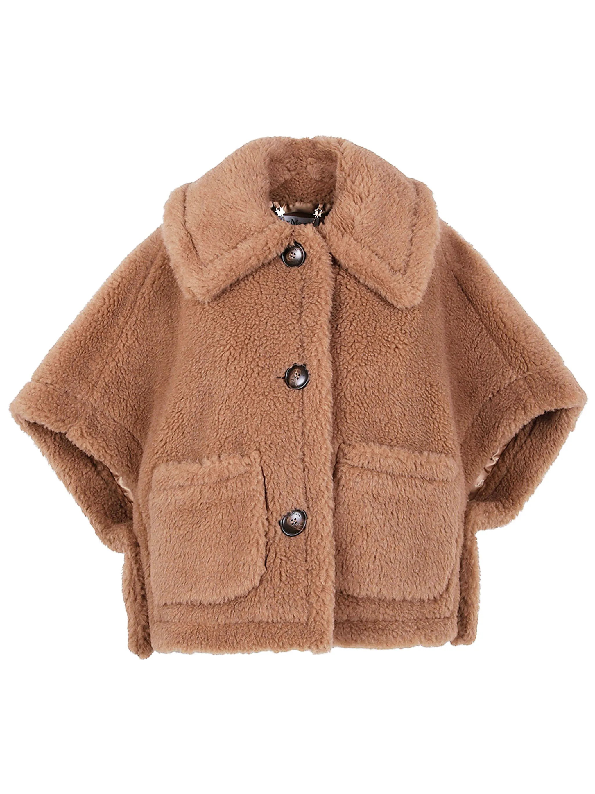 NEWTERZO ALPACA AND WOOL TEDDY CAPE sold by Lord & Taylor