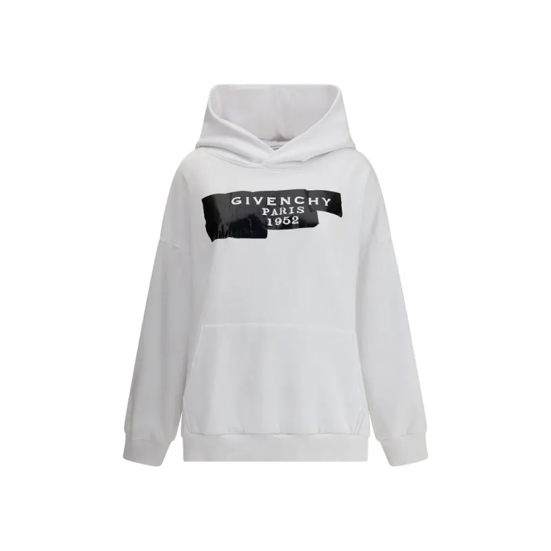 Gauzy fabric Hoodie with givenchy tape sold by Lord & Taylor