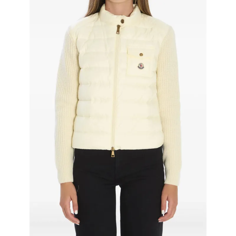 Off-White Padded Cardigan sold by Lord & Taylor