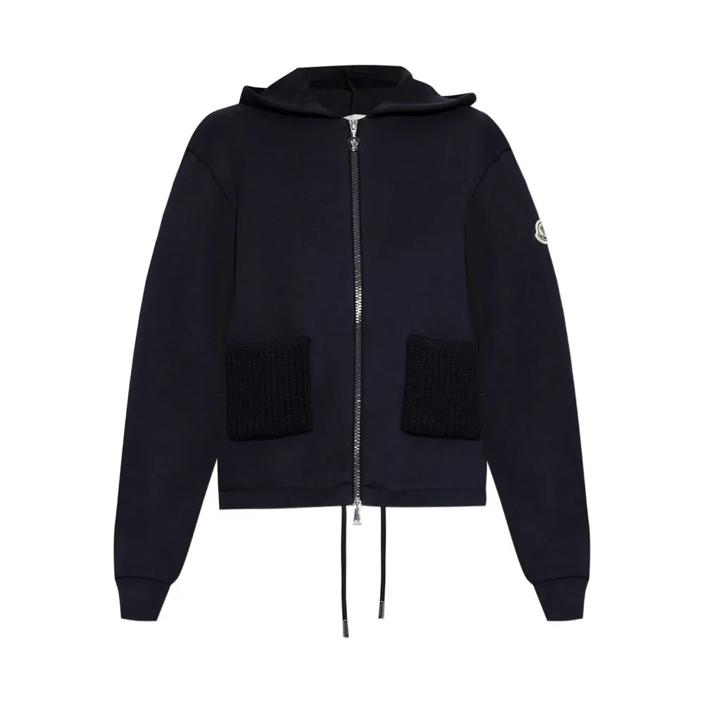 Navy Zip-Up Hooded Sweatshirt sold by Lord & Taylor