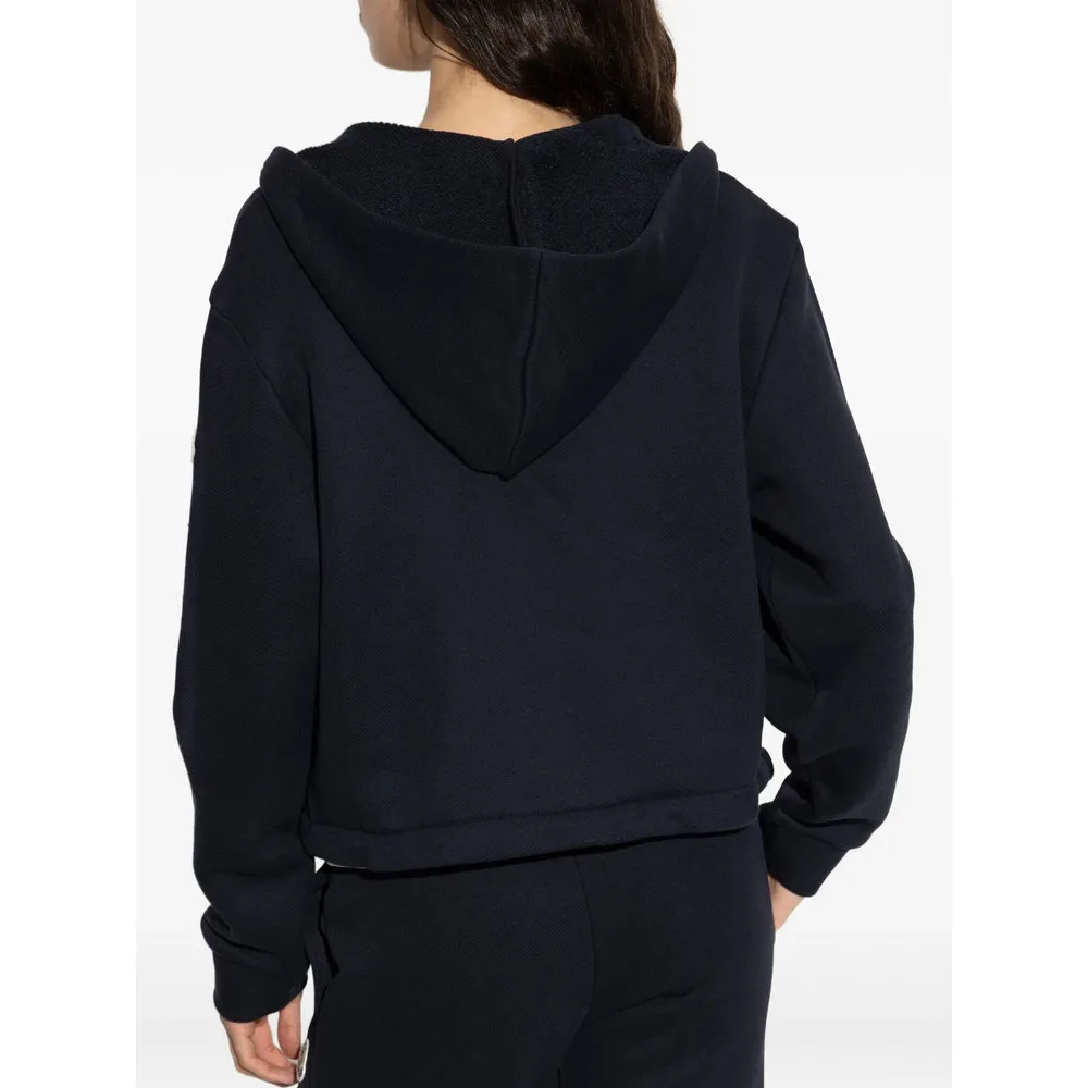 Navy Zip-Up Hooded Sweatshirt sold by Lord & Taylor product image thumbnail 5