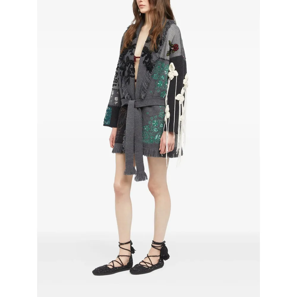 Charcoal Patchwork Wool Sweater sold by Lord & Taylor product image thumbnail 5