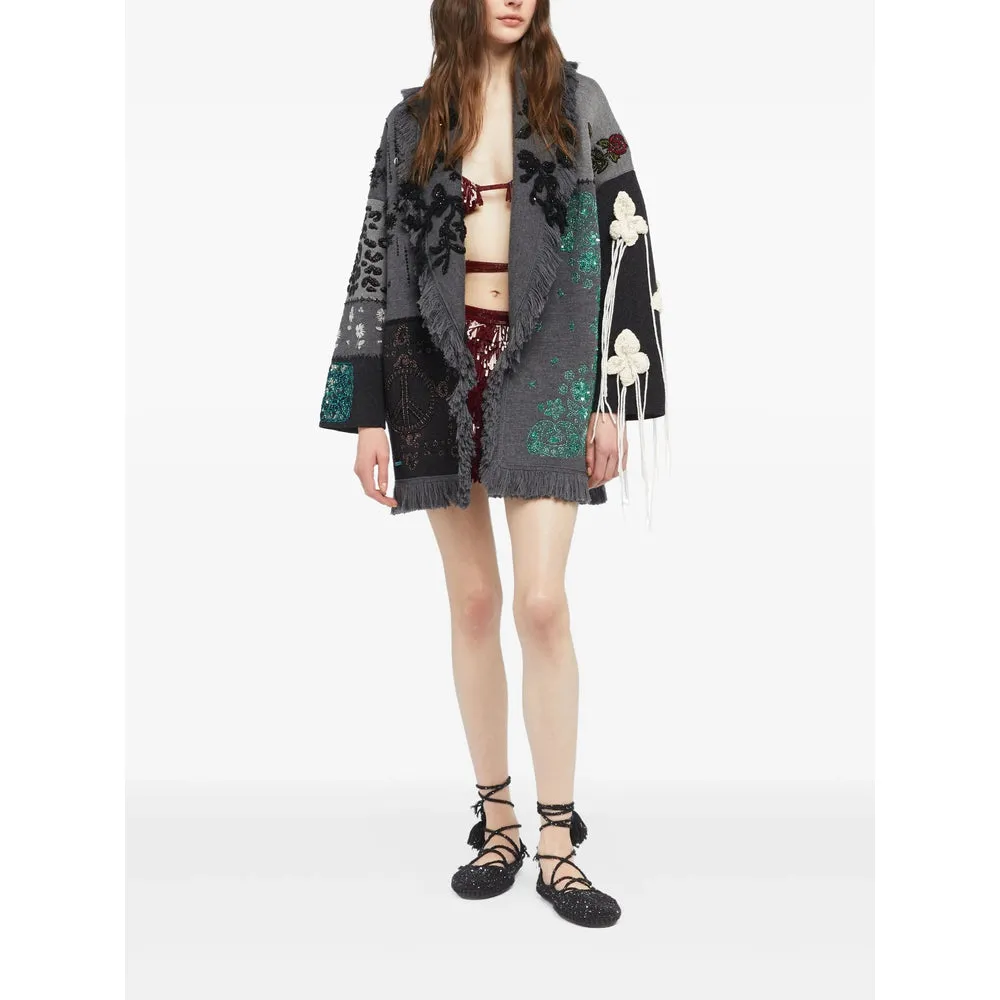 Charcoal Patchwork Wool Sweater sold by Lord & Taylor product image thumbnail 2