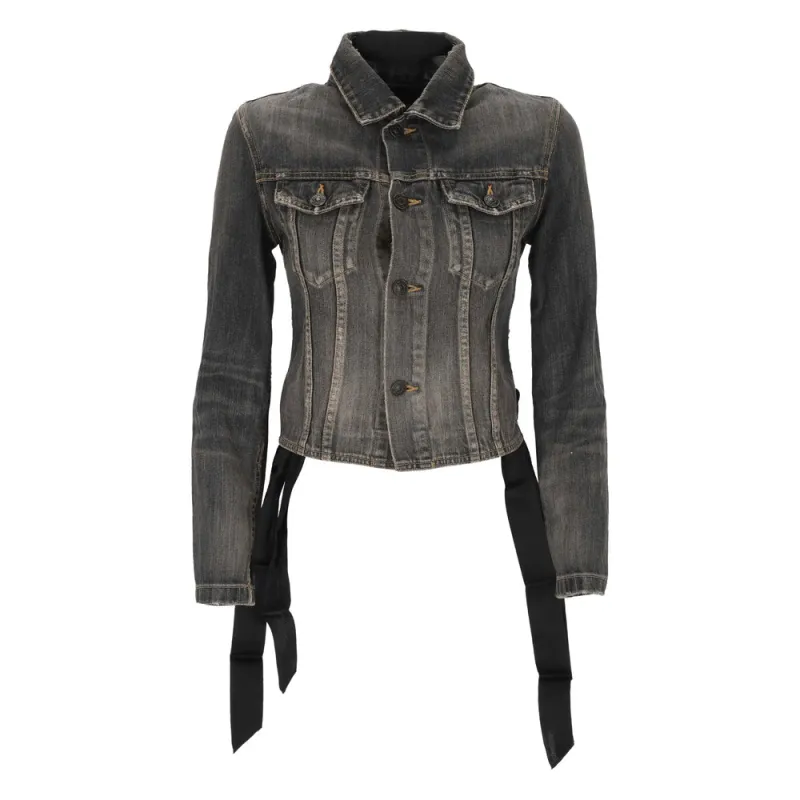 Dark Grey Denim Jacket sold by Lord & Taylor