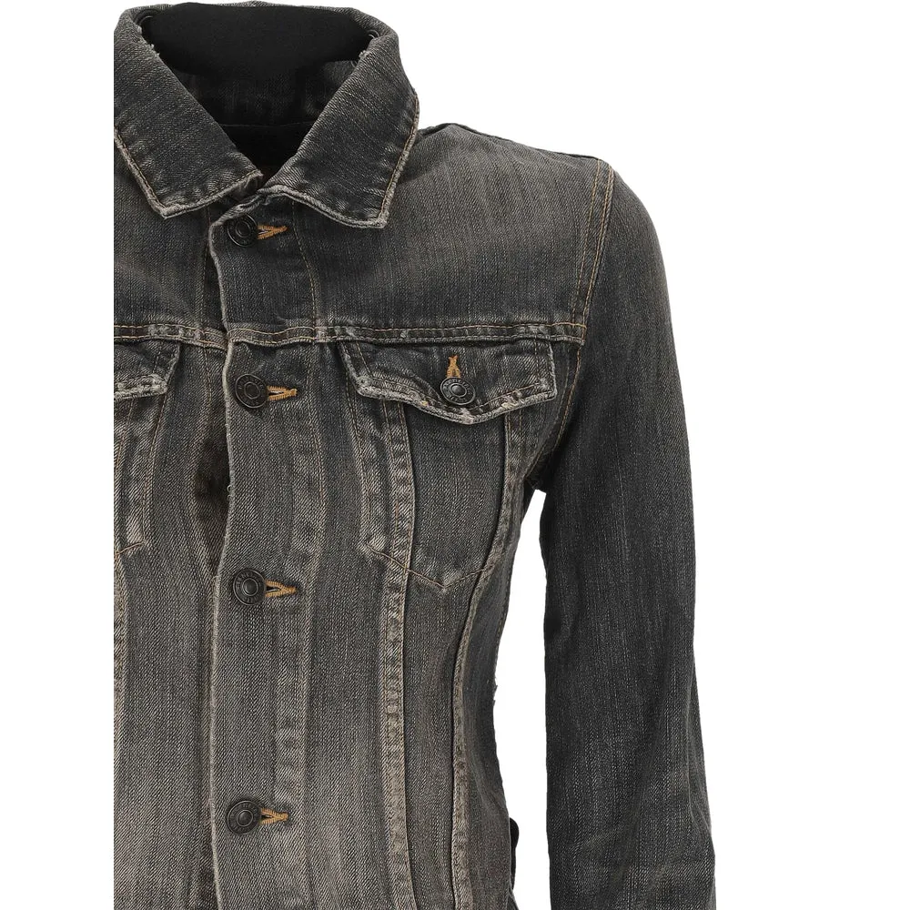Dark Grey Denim Jacket sold by Lord & Taylor product image thumbnail 3
