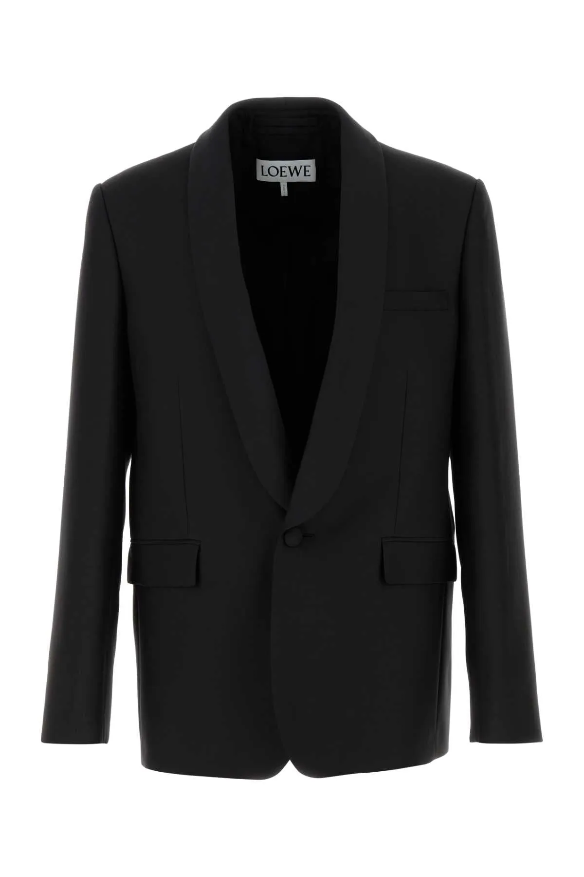 BLACK WOOL BLEND BLAZER sold by Lord & Taylor
