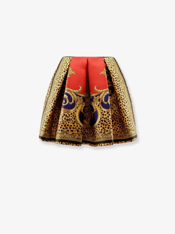 Cheetah Barocco Silk Duchesse Skirt sold by Lord & Taylor