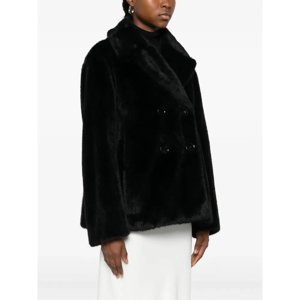 Double-Breasted Black Coat sold by Lord & Taylor product image thumbnail 2