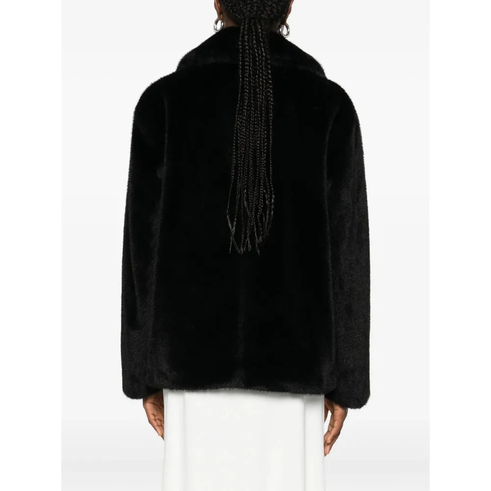 Double-Breasted Black Coat sold by Lord & Taylor product image thumbnail 4