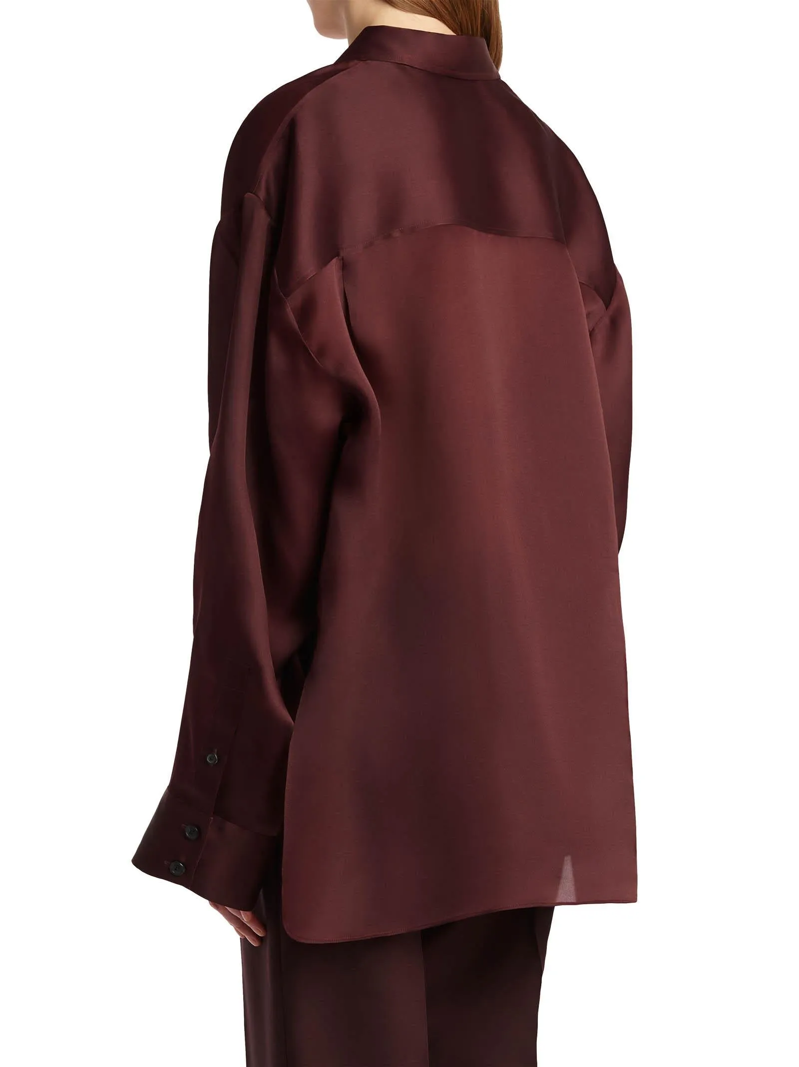 Khaite NY Matteo Shirt in Almandine sold by Lord & Taylor product image thumbnail 2