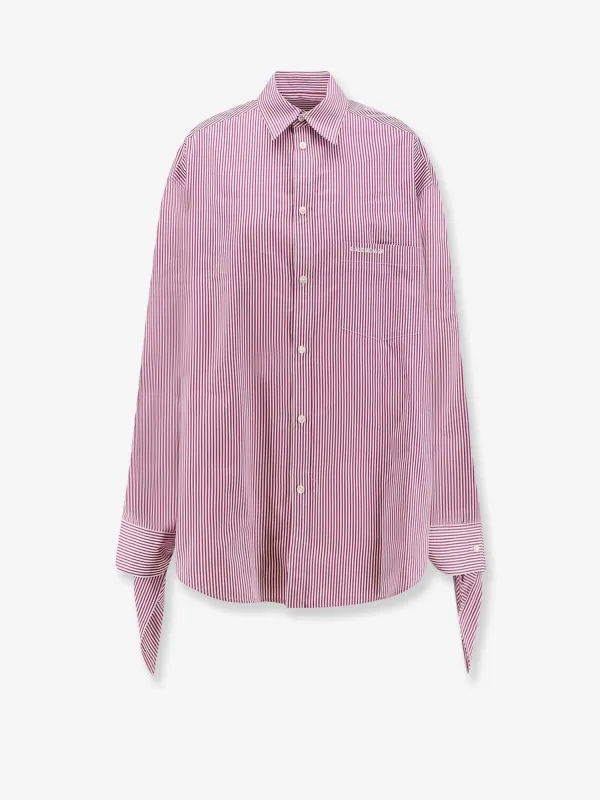 Knotted Cuffs Cotton Shirt sold by Lord & Taylor